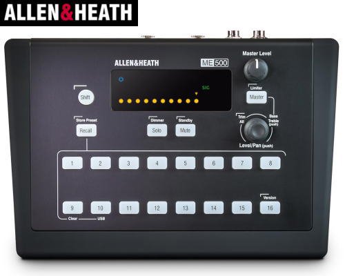ALLEN & HEATH ( アレンアンドヒース ) 16CH対応　ME-500 MEシリーズ パーソナルミキシングシステム