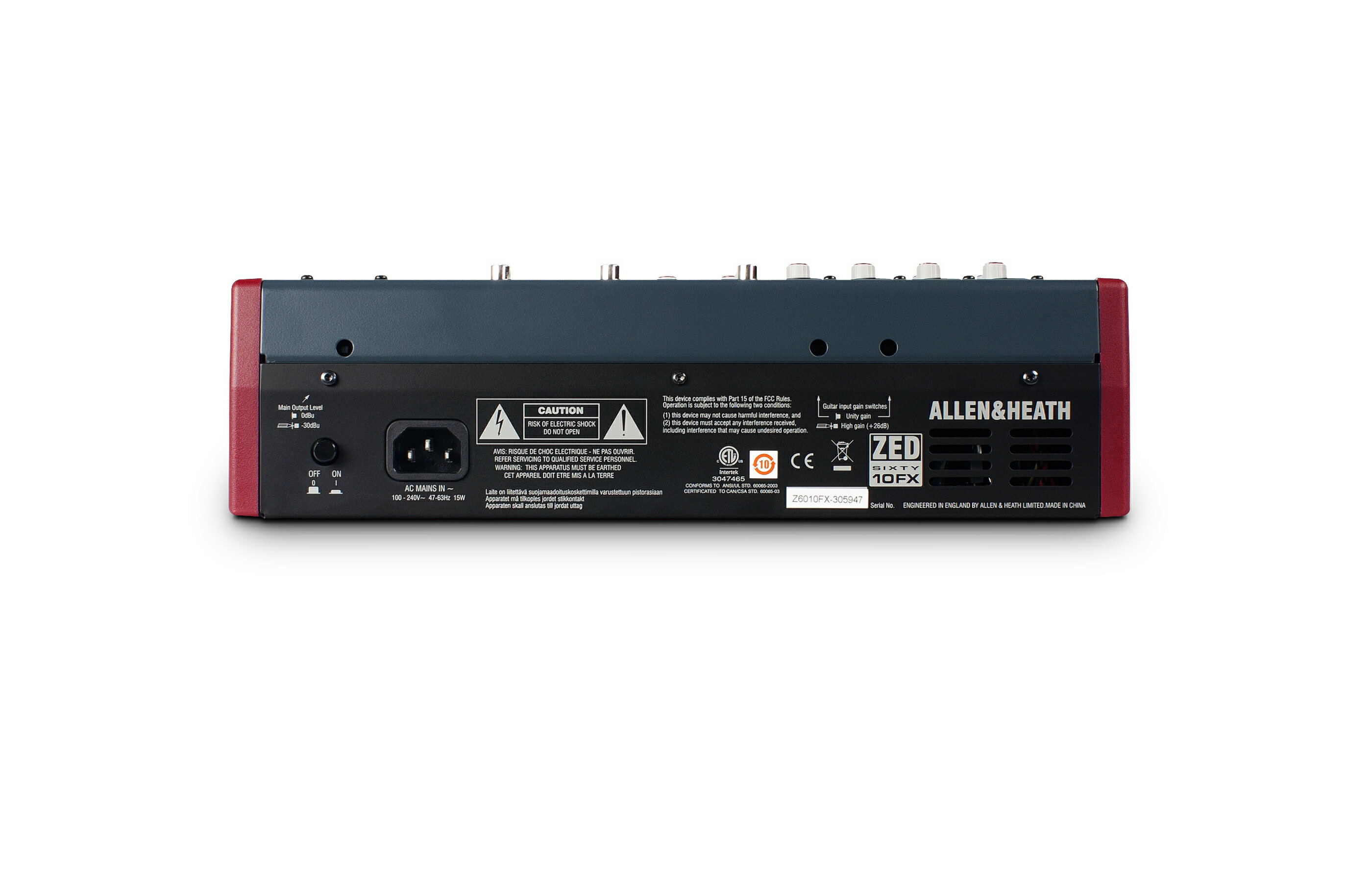 Allen & Heath（A&H）/アレン＆ヒース（アレヒ）ZED60-10FX アナログ・ミキサー 3