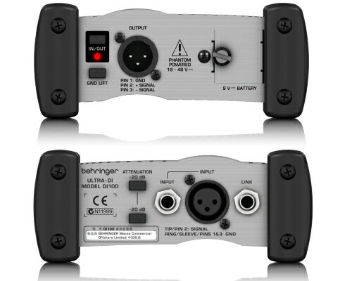 Behringer�ʥ٥�󥬡��˥����쥯�ȥܥå��� DI100 ULTRA-DI