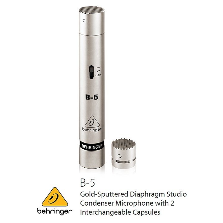 Behringer - BEHRINGER/べリンガー　B-5 金加工ダイアフラム搭載コンデンサー型マイクロホン　B-5