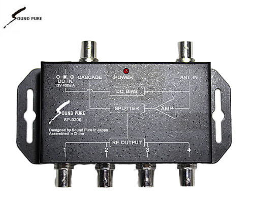 Soundpure（サウンドピュア）SP-9200　ブースター電源供給型分配器