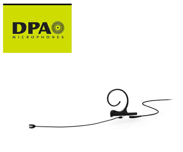 DPA CORE4166-OC-F-B00-LE　無指向性ミニチュア・カプセルを搭載　シングルイヤー ロングブーム　MicroDot/黒