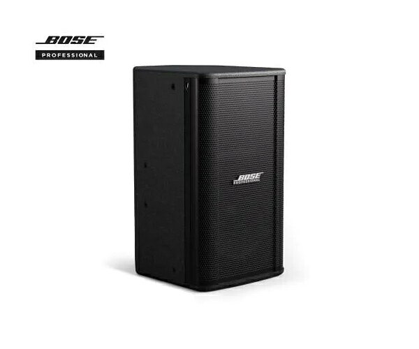 ※スピーカー1台での販売です（ペア販売ではありません） 迫力の音楽再生と明瞭なボーカルを、優れたコストパフォーマンスで ShowTime&nbsp;SK10は、迫力のある音楽再生と明瞭なボーカル再生を優れたコストフォーマンスで実現する、屋内エンターテインメント施設向けの10インチ・フルレンジパッシブスピーカーです。バー、ラウンジ、レストラン、個室、KTV／カラオケ空間、小規模ライブ会場など、さまざまな用途に対応。広い空間にも十分な音圧を提供する高出力性能と、柔軟な施工性を兼ね備えています。12インチウーファーとBose&nbsp;Professional独自のEMB2Sコンプレッションドライバーを搭載し、リアポート設計と組み合わせることで、力強く豊かな低域と明瞭なボーカル、バランスの取れたサウンドを実現します。Neutrik®&nbsp;speakON®&nbsp;NL4MPコネクター（入力／ループスルー）とM8取付ポイントを装備。90°&nbsp;×&nbsp;60°のホーンは回転可能で、設置方向に合わせて最適なカバレージに調整できます。別売のポールマウントアダプターやパン＆チルトブラケットにも対応し、用途に応じた柔軟な設置とシステム設計が可能です。 ◆特長 ・高出力10インチウーファー 　迫力の音楽再生が求められるエンターテインメント空間に、コンパクト筐体で必要なパワーとインパクトを提供 ・EMB2Sコンプレッションドライバーによるクリアなボーカル再生 　音楽再生、ライブ演奏、アナウンス、KTV／カラオケまで、明瞭なボーカル再生と安定した音質を実現 ・リアポート設計による豊かな低域 　低域レスポンスを拡張し、迫力のあるバランスの取れたサウンドを実現 ・90°&nbsp;×&nbsp;60°の回転可能なホーン 　空間のレイアウトやシステム設計に応じて横向き・縦向きの両方の設置に柔軟に対応 ・Neutrik®&nbsp;speakON®コネクター&nbsp;NL4MP（入力／ループスルー） 　アンプとの確実な接続と、分散型スピーカーシステムでのシンプルなデイジーチェーン接続を実現 ・M8取付ポイントと、オプションのマウント金具 　別売のポールマウントアダプター、パン・チルトブラケットに対応し、常設設備から仮設イベントまで柔軟な設置が可能 ・プロフェッショナル品質の設計 　業務用グレードの材料とコンポーネントを採用し、厳しい商業施設環境でも安定した性能を発揮 ◆仕様 ・周波数特性（–3&nbsp;dB）*1：&nbsp;85&nbsp;Hz&nbsp;–&nbsp;16,000&nbsp;Hz ・周波数レンジ（-10&nbsp;dB）*1：&nbsp;50&nbsp;Hz&nbsp;–&nbsp;20,000&nbsp;Hz ・指向特性：90°（水平）×&nbsp;60°（垂直） ・許容入力（連続）*3&nbsp;：500&nbsp;W ・許容入力（Peak）*4：2000&nbsp;W ・感度（SPL/1&nbsp;W&nbsp;@&nbsp;1&nbsp;m）：&nbsp;96&nbsp;dB ・最大音圧レベル（peak、@1m、計算値）&nbsp;：129&nbsp;dB ・低域：10インチ（254&nbsp;mm）フェライトウーファー（×1） ・高域： 　Bose&nbsp;Professional&nbsp;EMB2Sチタン振動板・ネオジウムコンプレッションドライバー（x1） 　2インチ（51&nbsp;mm）ボイスコイル ・インピーダンス&nbsp;：8&nbsp;Ω ・コネクター：Neutrik®&nbsp;speakON®&nbsp;NL4MP（×2） ・吊り下げ／取り付け 　M8ネジ穴（×3）（底面パネル、オプションのポールマウントアダプター用） 　M8ネジ穴（×3）（上面パネル、アイボルト吊り下げ用） 　M8ネジ穴（×4）（側面パネル、アイボルト吊り下げ用） 　M8ネジ穴（×4）（背面パネル、オプションのパン・チルトブラケット用） ・製品寸法（高さ×幅×奥行き）：533&nbsp;mm&nbsp;×&nbsp;300&nbsp;mm&nbsp;×&nbsp;380&nbsp;mm ・質量（スピーカー単体）：18.7&nbsp;kg ※脚注 1.&nbsp;フルスペース（4π）条件。 2.&nbsp;IEC&nbsp;268-5準拠のピンクノイズでフィルタリングし、6&nbsp;dBクレストファクター、600&nbsp;Wで2時間試験。 3.&nbsp;推奨スピーカープロセッシングを使用した、無響空間内での感度測定。 4.&nbsp;感度および許容定格に基づき計算した最大音圧レベル、パワーコンプレッションは除外。　