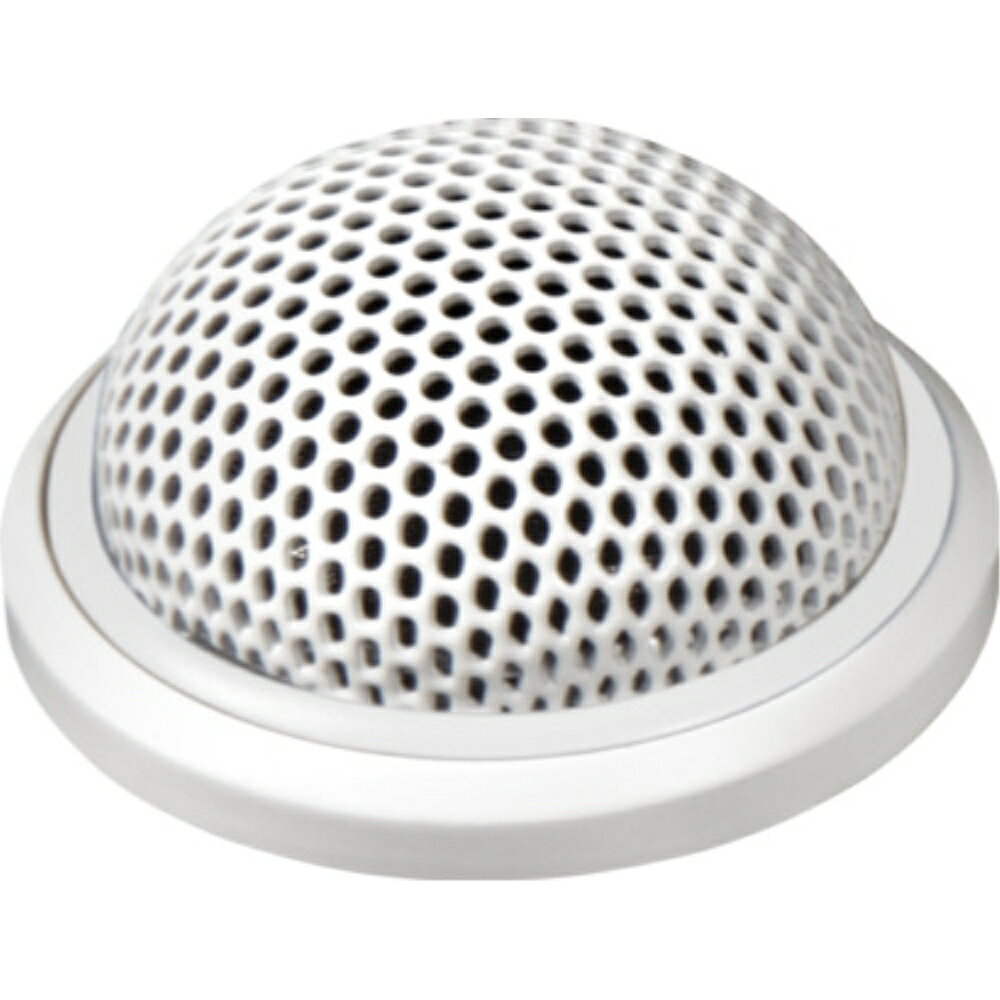 【Shure】MX395W/C 埋め込みタイプのバウンダリー・マイクロホン&nbsp;単一指向性 ■埋め込みタイプのバウンダリーマイクロホン。 ■直径32mmの小さなサイズなので、マイクの露出を抑えることが優先される状況に最適。会議室の机上や天井など、目立たず設置することが可能。 ■広いダイナミックレンジと滑らかな周波数レスポンスを持つ優れた収音性能。 ■内蔵のDIPスイッチで、ローカットフィルターのON/OFFを設定可能。 スペック カラー　ホワイト 指向特性&nbsp;カーディオイド(単一指向性） 周波数特性&nbsp;50〜17kHz インピーダンス&nbsp;150Ω（EIA定格）：170Ω実効 開回路感度&nbsp;−35dB&nbsp;re&nbsp;1V/Pa 等価雑音レベル(Aウェイト)&nbsp;28dB&nbsp;SPL 最大音圧レベル(1kHz、THD1%、1kΩ負荷)&nbsp;121dB&nbsp;SPL 電源&nbsp;ファンタム&nbsp;DC11〜52V、2.0mA&nbsp; コネクター&nbsp;XLR3ピン、オス&nbsp; 寸法・質量&nbsp;マイクロホン部φ32×24mm（埋め込み長86mm）、136g 付属品&nbsp;締め付け蝶ナット、ゴム製分離リング×2　　 ※画像はイメージです　