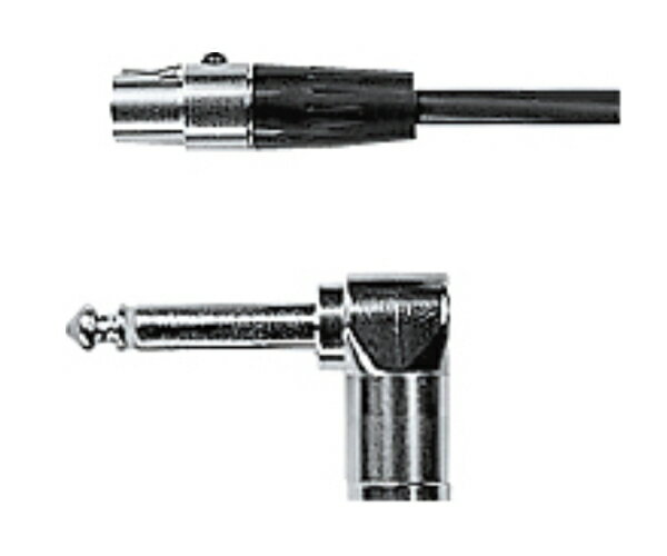 【Shure】WA304　ワイヤレス送信機-楽器接続ケーブル・シールド（フォン側・L型）