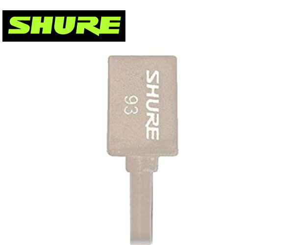 乐天商城 - SHURE WL93T-X　幅6mmの超小型ラベリア・マイクロホン　ベージュ（TA4Fコネクター）ラベリア・ピンマイク