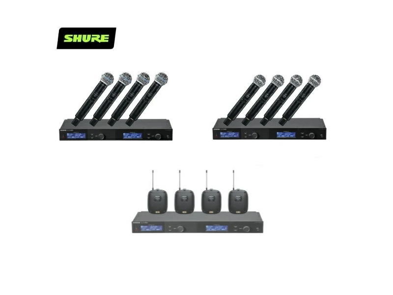 乐天商城 - 【4波セット】SHURE（シュア）SLXD4Q+J=-J （クアッドモデル）4CH仕様・B帯【トランスミッターSLXD1シリーズ】