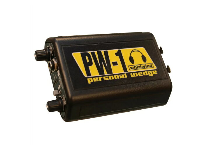 パーソナル&nbsp;ウェッジ&nbsp;ヘッドフォンアンプ PW-1は、ステージ上でインイヤーモニターシステムを使用するためのハイパワー・ステレオヘッドフォンドライバーです。 PW-1は、左右のバランス、ラインレベルXLR入力を持つ有線のベルトパック・ユニットです。スレッショルドを調整できる保護ピークリミッター、ステレオ/モノラルスイッチ、3.5mmステレオ入力を装備しています。 ■特徴■ ・ミキサーとの接続が容易なバランスXLR入力端子を装備 ・個人の音楽ソース用に3.5mmステレオ入力を追加 ・ステレオ/モノラルスイッチにより、XLR入力を両耳に送ることが可能 ・スレッショルドを調整可能なブリックウォールリミッターで最大レベルを設定 ・シグナルLEDが適切な入力レベルを表示 ・16〜600Ωのあらゆるイヤホン、ヘッドホンを駆動可能 ・電源アダプター付属　