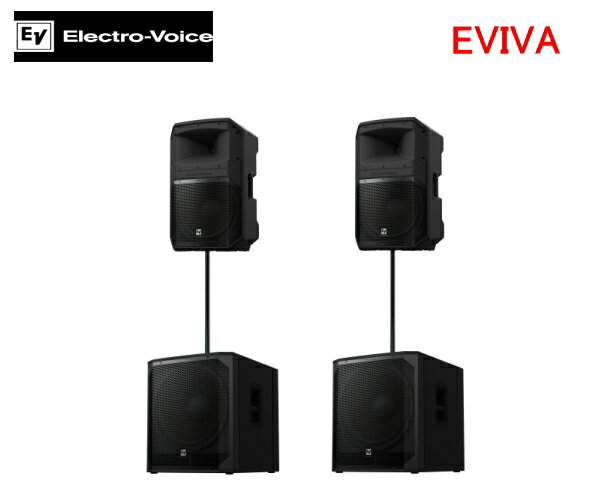 ������� Electro-Voice�ʥ��쥯�ȥ��ܥ�����EVIVA15P + EVIVA18SP �ѥ�ɥ��ԡ��������å�