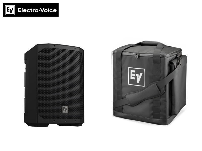 ＜セット内容＞ ・EVERSE8（スピーカー本体）&nbsp;x数量1 ・EVERSE8-Tote（専用バック）&nbsp;x数量1 ■ 特長 400Wピーク出力の高性能ポータブルPA 最大音圧121dBの高い音量性能 Bluetoothオーディオ＆リモート操作対応 屋外イベントに強い耐候性設計 バッテリー駆動で電源のない場所でも使用可能 ■ 仕様 出力（ピーク） 400W 最大音圧レベル 121dB 周波数範囲 50Hz〜20kHz サイズ 400 × 275 × 272 mm 重量 7.6kg ■ポジション スタンド&nbsp;/&nbsp;モニター&nbsp;/&nbsp;キックバック ■トランスデューサー 8インチウーファー、フェライトマグネット 1インチ&nbsp;チタンドームツイーター、ネオジム磁石、フェロフルイド冷却 ■定格出力（ピーク） 400&nbsp;W ■最大音圧レベル 121&nbsp;dB ■カバレージ（水平×垂直） 100°&nbsp;×&nbsp;100° ■周波数範囲（-10&nbsp;dB）/&nbsp;応答（-3&nbsp;dB） 50&nbsp;Hz&nbsp;-&nbsp;20&nbsp;kHz&nbsp;/&nbsp;60&nbsp;Hz&nbsp;-&nbsp;20&nbsp;kHz ■素材 筐体：ポリプロピレン&nbsp;/&nbsp;グリル：粉体塗装鋼板 ■DSP（デジタル信号処理） QuickSmartDSPは、Dynacordのテクノロジーを搭載した最高クラスの処理性能を提供します。メインEQ用の7バンドGEQによる簡単な設定、ユーザーコントロール可能なプリセット、リミッター状態のビジュアルモニタリング、入力レベルコントロールとメーター、デジタルエフェクトコントロール、マスター出力コントロールにより、ゲイン構造を最適化できます。すべてLCDまたは無料のQuickSmart&nbsp;Mobileアプリ経由で操作可能です。 ■リモートコントロール EV&nbsp;QuickSmart&nbsp;Mobileアプリケーション 最大6台のEVERSE&nbsp;8システムを同時にワイヤレスで迅速に設定・制御・モニタリング可能。また、入力ミキサーやエフェクト検索異常などの状態をビジュアル化で通知します。 ■Bluetoothオーディオストリーミング あり ■クロスオーバー周波数 2250&nbsp;Hz ■コネクター XLR/TRSコンボ入力×2 3.5mmステレオミニ入力×1 フットスイッチ入力/TRS入力×1 充電ポート×1 XLR出力×1 12V&nbsp;DC出力×1 ■USB充電 最大1.5A、デバイス依存 ■消費電力 100-240V、50-60Hz、0.6-0.8&nbsp;A ■バッテリー容量 86.4&nbsp;Wh ■最大出力時のバッテリー持続時間 6時間以上（連続使用時） ■中音出力時のバッテリー持続時間 12時間以上（連続使用時） ■重量 7.6&nbsp;kg（16.6ポンド） ■寸法（幅&nbsp;×&nbsp;高さ&nbsp;×&nbsp;奥行） 400&nbsp;mm&nbsp;×&nbsp;275&nbsp;mm&nbsp;×&nbsp;272&nbsp;mm (15.75"&nbsp;×&nbsp;10.83"&nbsp;×&nbsp;10.71") ■キックバック&nbsp;/&nbsp;モニター角度 30°&nbsp;/&nbsp;55° ■カラー 黒と白 ■EVERSE8専用トートバック EVERSE8やアクセサリーを持ち運ぶために設計された、使い勝手が良く広々としたトートバッグです。 仕切りや独立したポケットにより、EVERSE8-TRAYマウントトレイ、ワイヤレスマイクレシーバー、マイク、必要なケーブルを収納するのに十分なスペースが確保されています。 持ち運び中のEVERSE8スピーカーを保護します。 ※スピーカー1台分のバックのみの販売です。（スピーカーなどの機材は付属しません） ■仕様 ・材質：ナイロン ・色：黒 ・寸法&nbsp;(高さ&nbsp;x&nbsp;幅&nbsp;x&nbsp;奥行)&nbsp;：89&nbsp;mm&nbsp;x&nbsp;355&nbsp;mm&nbsp;x&nbsp;510&nbsp;mm ・重量：1.15&nbsp;kg