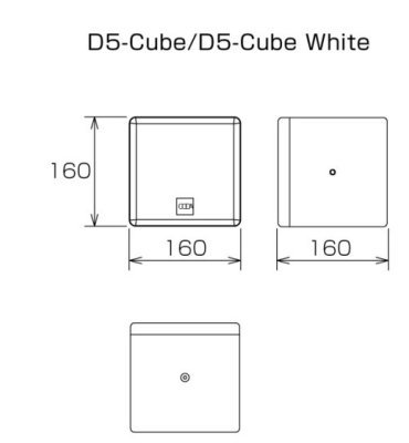 CODA AUDIO / �����������ǥ��� D5-Cube �ۥ磻�� 2-Way �ե��󥸡����ԡ�����