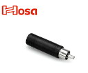 HOSA/GPR-104 モノラルフォンメス-RCAオス 変換アダプター
