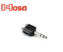 HOSA/GPR-484 RCAメスx2-ステレオフォンオス 変換アダプター