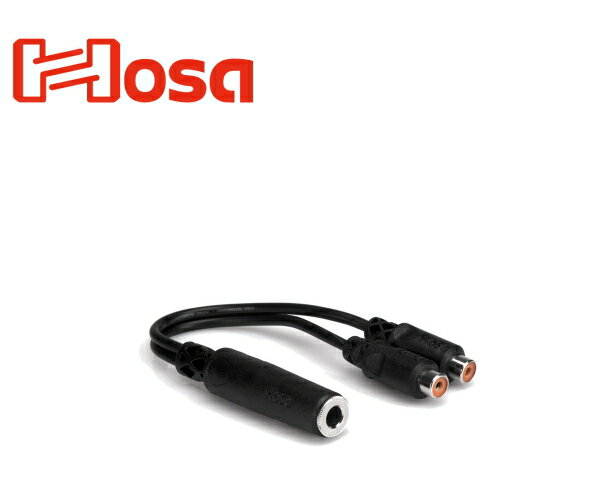 Hosa&nbsp;モノラルフォンメス-RCAメスx2&nbsp;Yケーブル モノラルフォンメス（1/4”&nbsp;TS）とRCAメス×2を採用したYケーブルです。 モノラルフォンからのモノラル信号をRCAのモノラル信号2つに複製する事が可能です。 プラグ：モノラルフォンメス-RCAメスx2 ※商品の仕様、価格並びに付属品などは予告なく変更することがあります。 ※パーツ等の商品の取付、本体改造の際は、リペアショップにご相談下さい。 ※使用による完璧な仕上がりを約束するものではございません。 ※工具の使用は専門技術が必要となります。工具を使用しての施工は自己責任となります。 ※お使いのブラウザや環境により実際の商品と色が異なる場合がございます。　