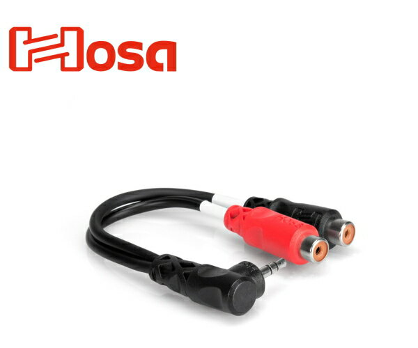 Musical Instruments - HOSA／YRA-167　L型ステレオミニオス-RCAメスx2 Yケーブル・コード