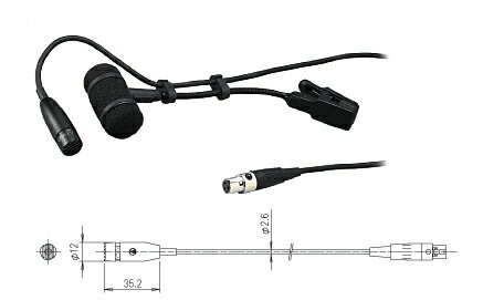 audio-technica ATM35（クリップ式・9V電池可）