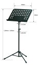 譜面台 KC / M300B/BK キョーリツ 穴あきタイプ 譜面たて 譜面台 KC / M300B/BK キョーリツ 穴あきタイプ 譜面たて