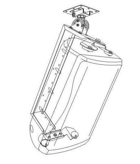 EV/エレクトロボイス ZX3用天井ブラケット　ZX3CB