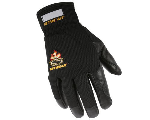 �ں߸˸¤��SETWEAR/���åȥ��������������֡� PRO LEATHER BLACK GLOVE SWP-05