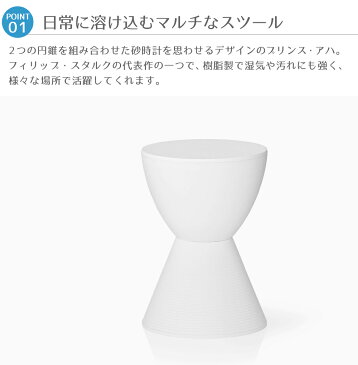 プリンスアハ スツール スモーク フィリップ・スタルク Philippe Starck 収納 チェア リプロダクト 腰掛け ダイニングチェア オットマン フットスツール 椅子 玄関イス ベンチ Prince AHA