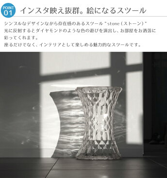 Stone ストーン スツール スモーク マルセル・ワンダース　Marcel Wanders 収納 チェア 椅子 リプロダクト ダイニングチェア イス ケース オットマン ソファ 玄関スツール 母の日 父の日