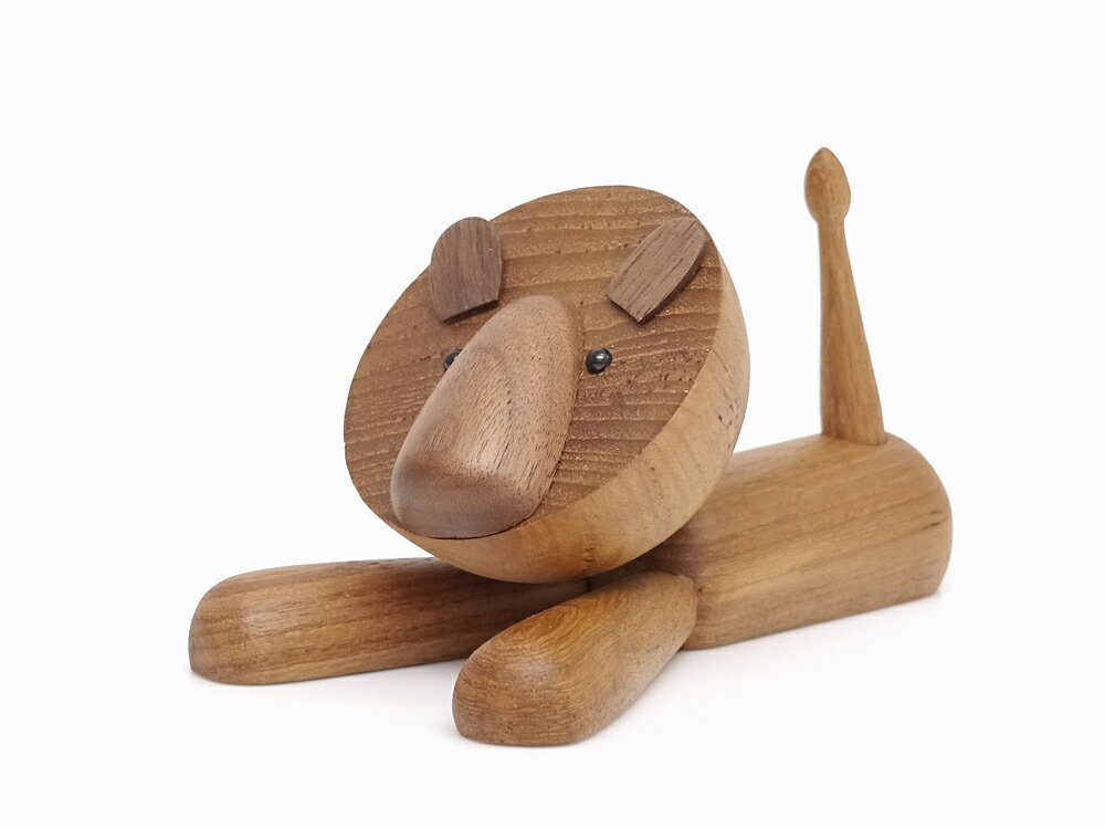 ロイヤルペット ライオン Royalpet Lion 木製玩具 フィギュア 木のオブジェ らいおん トラ 虎 動物 アニマル レトロ インテリア 人形 置物 北欧雑貨 ジェネリックリプロダクト 1年保証の商品画像 3