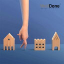 【WellDone】Wooden City ウッドオーガナイザー 3点セット 木製 ペン立て カードスタンド ポーランド デスク用品 収納用品 デスク収納 オブ...