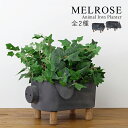 【MELROSE】Animal Iron Planter / 78315 　 全2種 プランターボックス ポット 置物 オブジェ インテリア インダストリアル アイアン ピッグ カウ