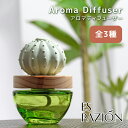 Cactus Aroma Diffuser サボテン型アロマディフューザー 全3種 リードディフューザー ES PAZION ルームフレグランス アロマ ディフ...