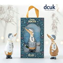 【DCUK】Alpine Dinky Ducks / 全3種 / 冬季限定仕様 　置物 イギリス インテリア雑貨 トナカイ クリスマス デザイナーズ 木製 小物 ディスプレイ 可愛い お洒落 アニマル 鳥 バード オブジェ ギフト アヒル ダックリング サンタ おもちゃ クリスマス飾り オーナメント 人形