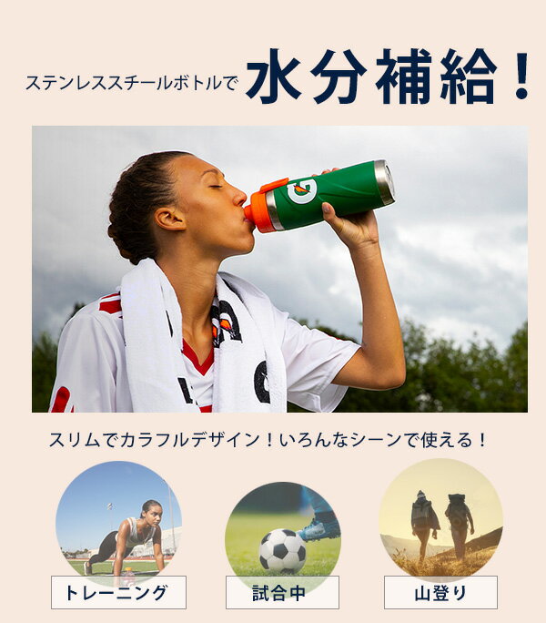 【在庫有り】ゲータレード ステンレススチール ...の紹介画像3