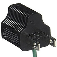 【在庫有り】【ゆうパケット対応】サンワサプライ3P→2P変換アダプタ《ブラック》コンセント電源海外日本変換プラグ差し込みプラグアース付きアースコード端子絶縁保護カバー旅行便利グッズ