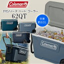 コールマン 316シリーズ ホイール クーラー 62QT 容量約60L キャスター付き クーラーボックス キャンプ バーベキュー クーラーボックス 保冷 大容量 大型 アウトドア キャンプ 釣り Coleman 316 Series 62-Quart Wheeled Cooler