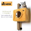 【在庫有り】【PET】BIG NOSE ウォールマウンテッド キャット ツリーハウス アメリカ直輸入 猫用 木製 おしゃれ ウッド モダンウッド 壁掛け キャッ...