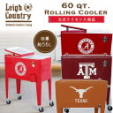 【在庫有り】Leigh Country ローリング クーラー 60QT 容量約56L 大容量 クーラーボックス キャスター付き おしゃれ レトロ クラシック デ...