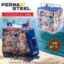 Permasteel ペプシ クーラー 14QT 容量約13L クーラーボックス おしゃれ レトロ ヴィンテージ ディスプレイ キャンプ バーベキュー アウトドア レジャー ビーチ ピクニック スポーツ Permasteel 14-Quart Cooler, Pepsi Heritage Edition