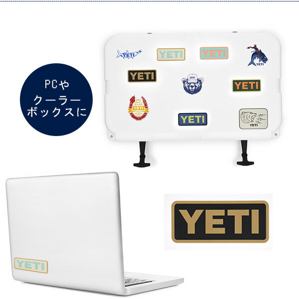 【在庫有り】【ゆうパケット対応】YETI イエティ ステッカー パック 10枚セット 純正 シール クーラーボックス スーツケース パソコン スケートボード デザイン お洒落 かっこいい ブランド アウトドア デコ YETI Sticker Pack