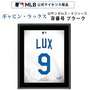 【お取り寄せ】ギャビン・ラックス ロサンゼルス・ドジャース 背番号 9 プラーク MLB 公式ライセンス商品 額縁 27×33cm コレクタブル メジャーリーグ コレクション インテリア 著名人 メジャーリーガー 選手 グッズ ファナティクス Gavin Lux Los Angeles Dodgers