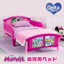 デルタ ディズニー ミニーマウス 幼児用ベッド トドラーベッド キッズ 子供用 幼児用 ベッド 子供用家具 子供部屋 Delta Children Disney Minnie Mouse Plastic Toddler Bed