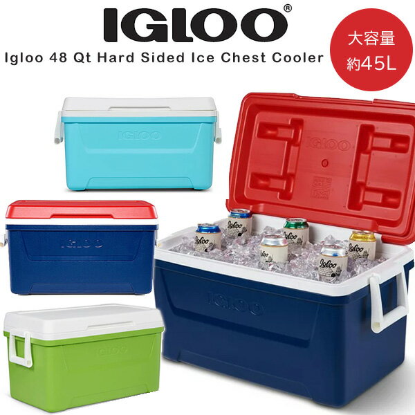 【在庫有り】Igloo イグルー ウィリー クーラー / 38QT 【容量約36L】 大容量 クーラーボックス キャスター付き キャンプ用品 アウトドア レジャー ビーチ ピクニック スポーツ フィッシング Igloo 38 Quart Wheelie Cooler