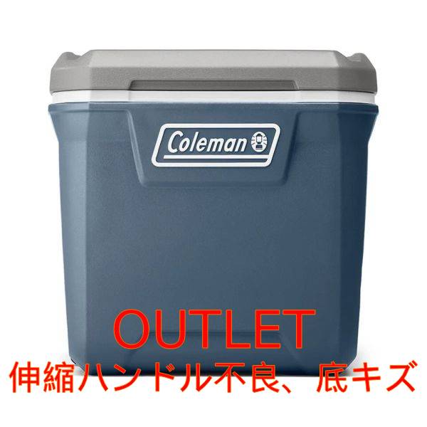 【アウトレット】【伸縮ハンドル不良/底キズ】コールマン 316シリーズ ホイール クーラー 60QT 容量約56L レイクサイドブルー キャスター付き クーラーボックス バーベキュー 保冷 大容量 大型 アウトドア キャンプ 釣り Coleman 316 Series 60QT Hard Chest Wheeled Cooler