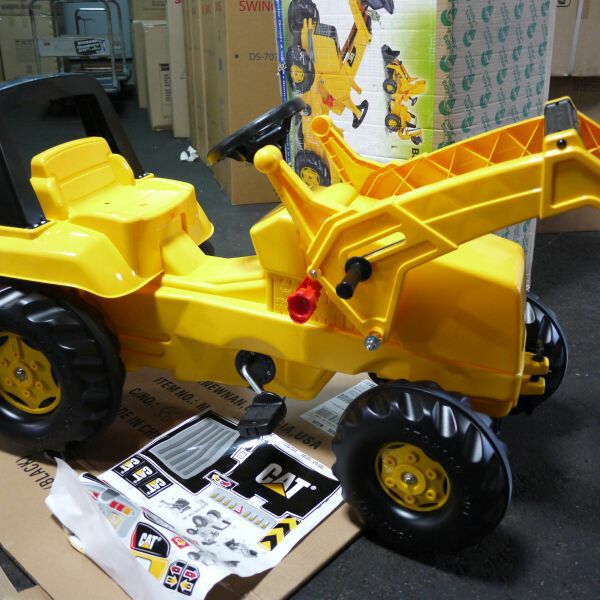 アウトレット ロリートイズ ロリージュニア Rollyjunior Cat ジュニアトラック はたらくくるま 乗用 Catおもちゃ 乗り物 乗用玩具 乗用玩具 子供 子供用 Kids ショベルカー 玩具 おもちゃ 働く車 トラクター ペダルカー Rolly Toys Rollyjunior Cat r Baby 1号店