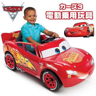 電動乗用玩具, 車  3 6V DisneyPixar Cars 3 Lightning McQueen Battery-Powered Ride On