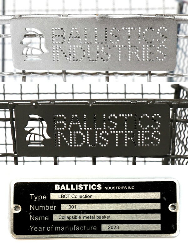 BALLISTICS バリスティックス バスケット メタルバスケット 薪 鉢植え