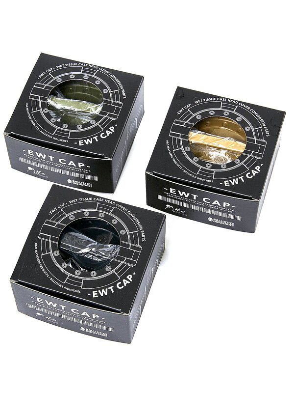 BALLISTICS - Ballistics ウェットティッシュカバー ewt cap blackセット BALLISTICS バリスティックス EWT CAP ウエットティッシュキャップ 蓋
