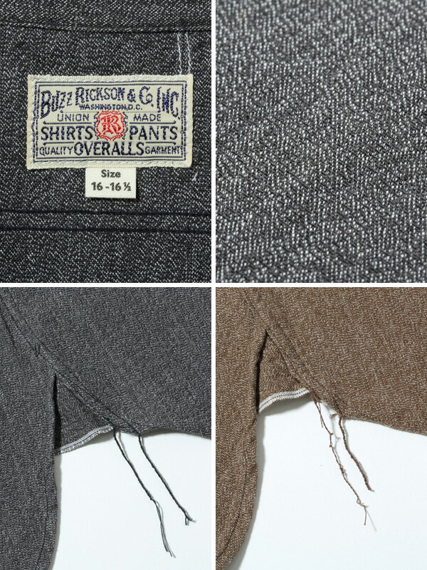 BUZZ RICKSON'S バズリクソンズ シャンブレー シャツ メンズ