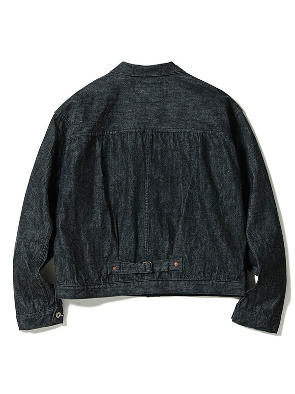 BUZZ RICKSON'S バズリクソンズ デニム ジャケット Tバック ウィリアム ギブソン 大戦モデル ブラック 黒 BR16042T WILLIAM GIBSON COLLECTION WORLD WAR II BLACK DENIM BLOUSE SPLIT T