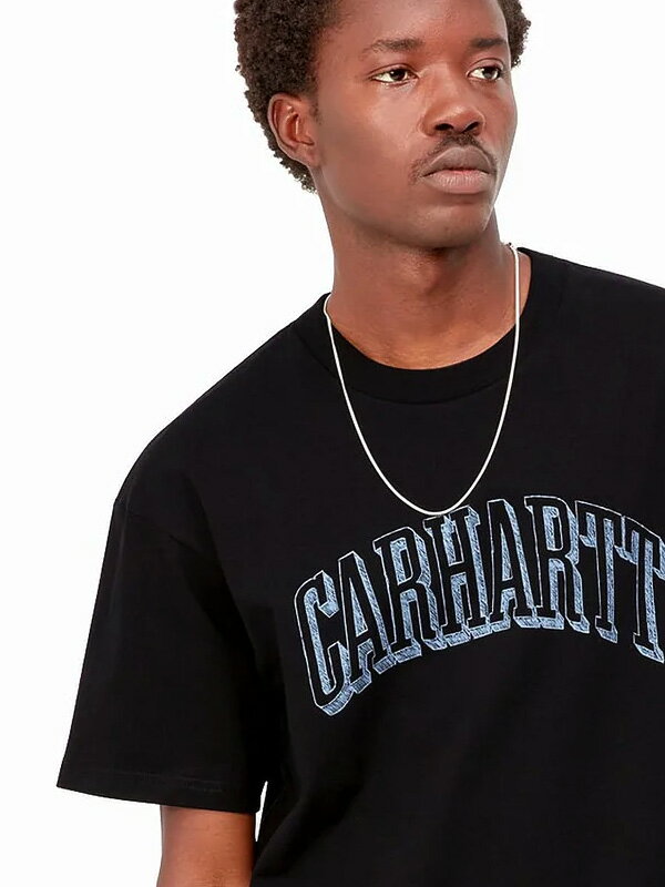 楽天RODEO BROS ／ ロデオブロス【在庫処分】Carhartt WIP カーハート Tシャツ レディース メンズ 半袖 綿100％ おしゃれ かわいい ブランド 大きいサイズ S/S SCRAWL SCRIPT T-SHIRT ワークインプログレス ワンポイント オーガニックコットン ルーズフィット I031025 父の日 ギフト プレゼント