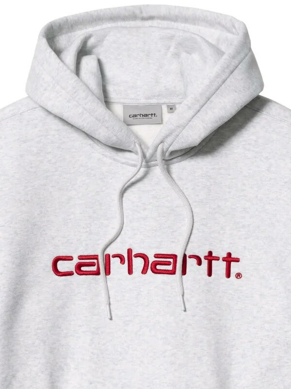 【国内正規販売店】Carhartt WIP カーハート パーカー レディース メンズ 大きめ 秋 冬 ブランド おしゃれ かわいい シンプル  大きいサイズ HOODED CARHARTT SWEATSHIRT プルパーカー スウェット 裏起毛 ロゴ刺繍 ワークインプログレス ワンポイント  ロゴ ペア