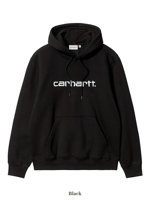 【国内正規販売店】Carhartt WIP カーハート パーカー レディース メンズ 大きめ 秋 冬 ブランド おしゃれ かわいい シンプル  大きいサイズ HOODED CARHARTT SWEATSHIRT プルパーカー スウェット 裏起毛 ロゴ刺繍 ワークインプログレス ワンポイント  ロゴ ペア